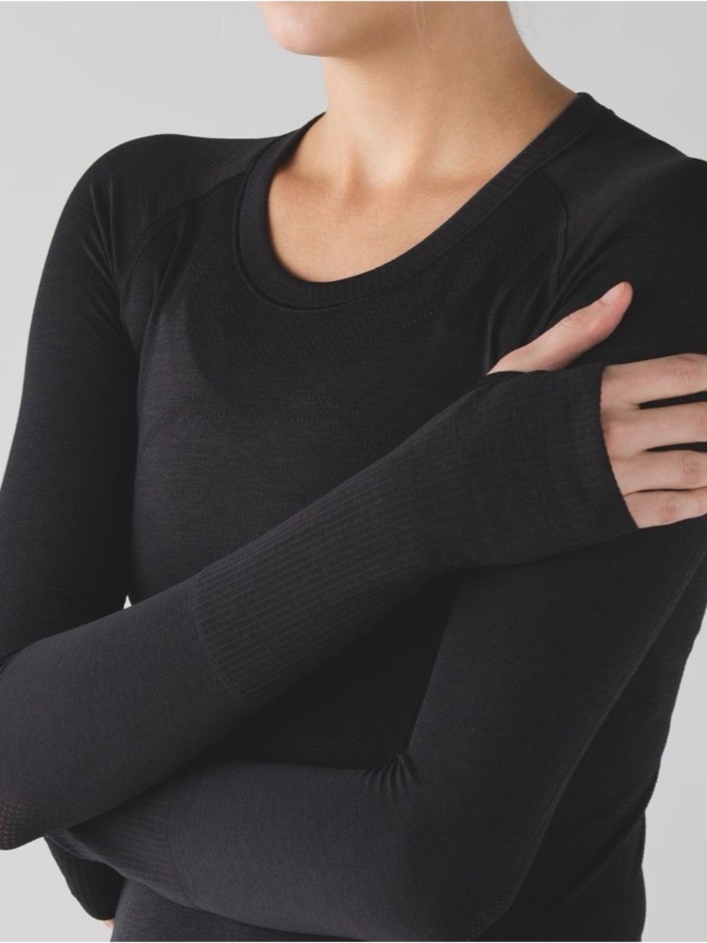 lululemon athletica Black Swiftly Tech Long Sleeve Top